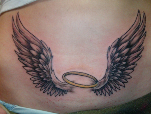  Do you guys think angel wing tattoos on your upper back is