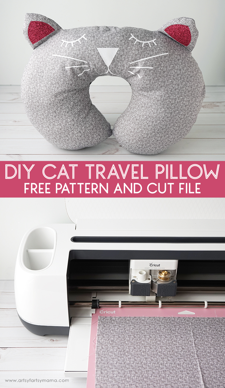 DIY Cat Travel Pillow with Free Pattern