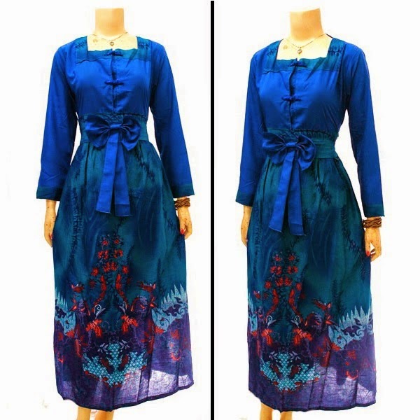  Baju Gamis Batik Untuk Perpisahan Gamis Murahan