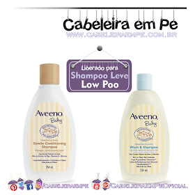 Shampoo Condicionante Suave e Sabonete líquido da Cabeça aos Pés - Aveeno Baby (Liberados para Low Poo)