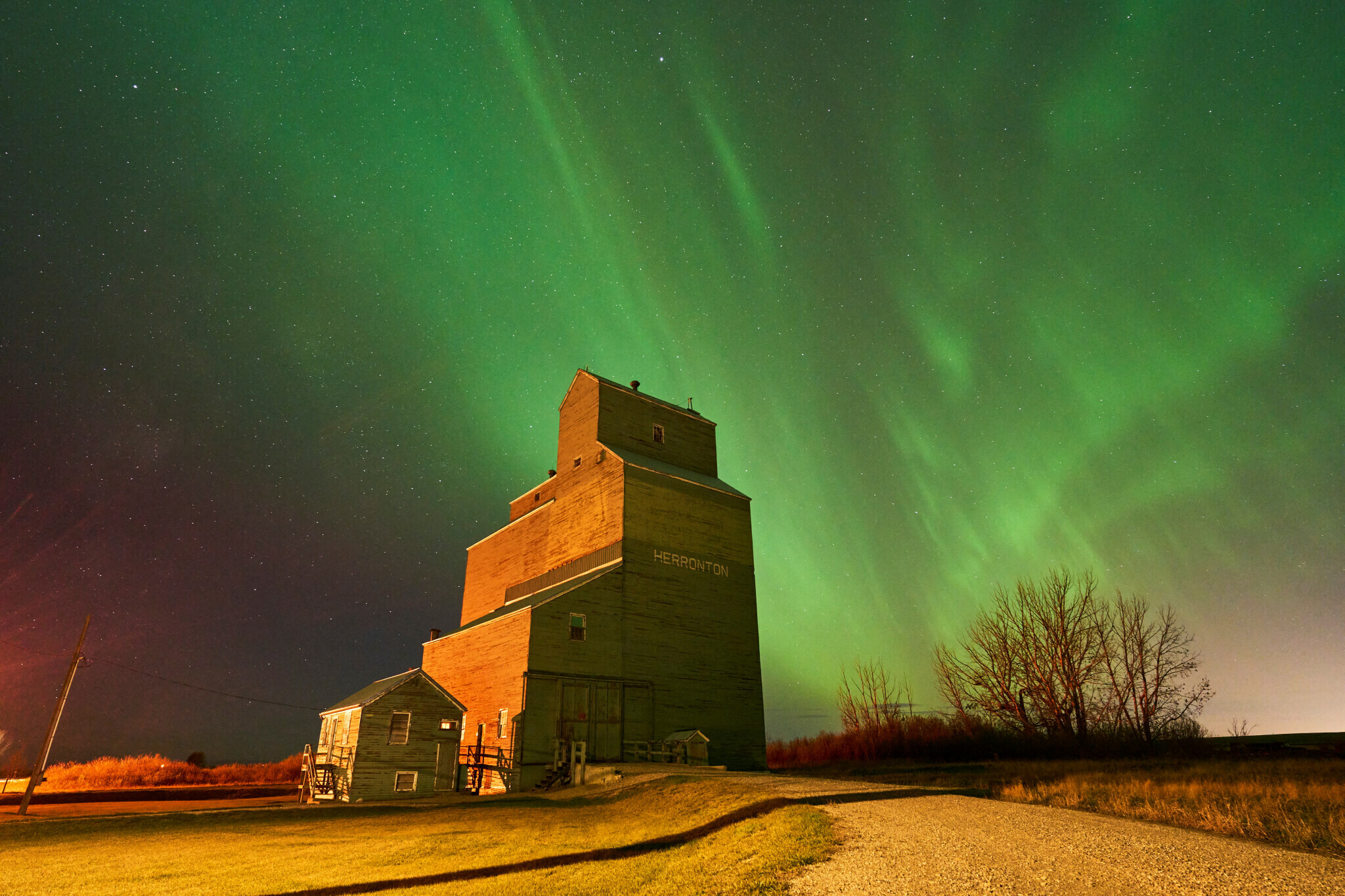 Aurora Borealis in Brant County, Canada