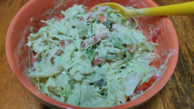 coleslaw fresh vegeatrian salad