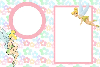 For Tinkerbell Party Invitations, Cards, Backgrounds or Labels. 