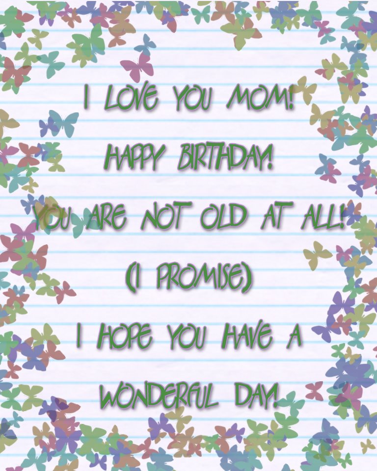 happy birthday mommy quotes. happy birthday mom quotes