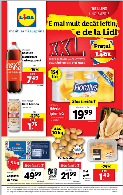 LIDL Catalog - Brosura 6-12.11 2023→  XXL| Lidl Plus | Super Weekend