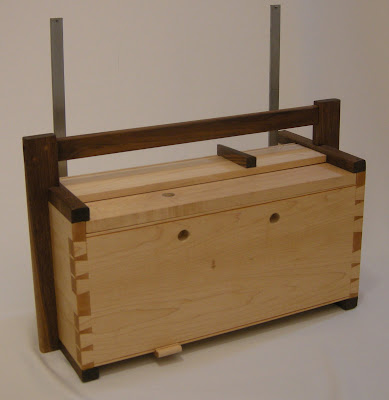 Wooden Wood Tool Box Chest Cabinet