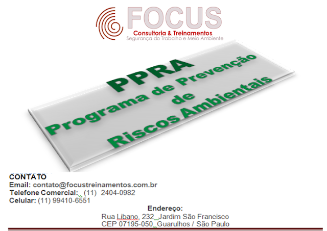  PPRA - Programa de Prevenção de Riscos Ambientais
