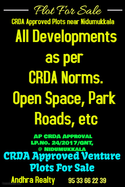 CRDA Approved Plots For Sale in Guntur & Vijayawada