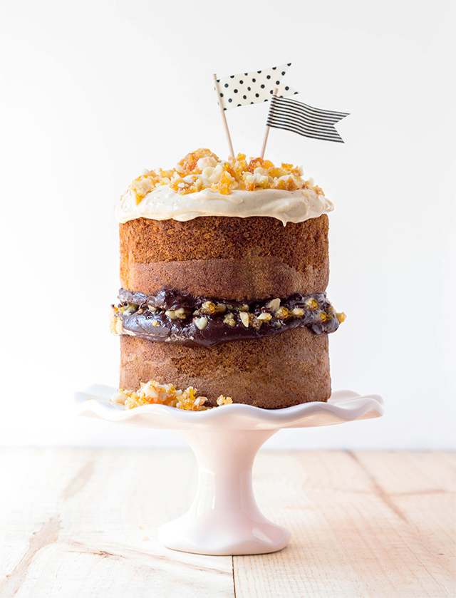 Hazelnut Praline Cake