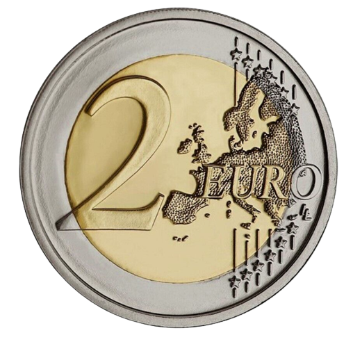 Moneda Conmemorativa 2 Euros Irlanda 2023 Celebrando 50 Años De Unión