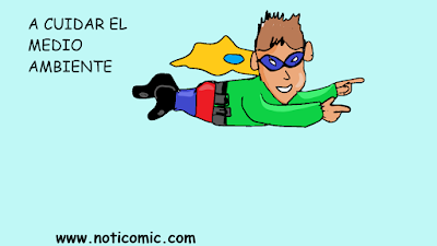 comic colombiano - super medio ambiente - el niño que cuidad el medio ambiente en colombia