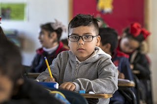 boy in classroom