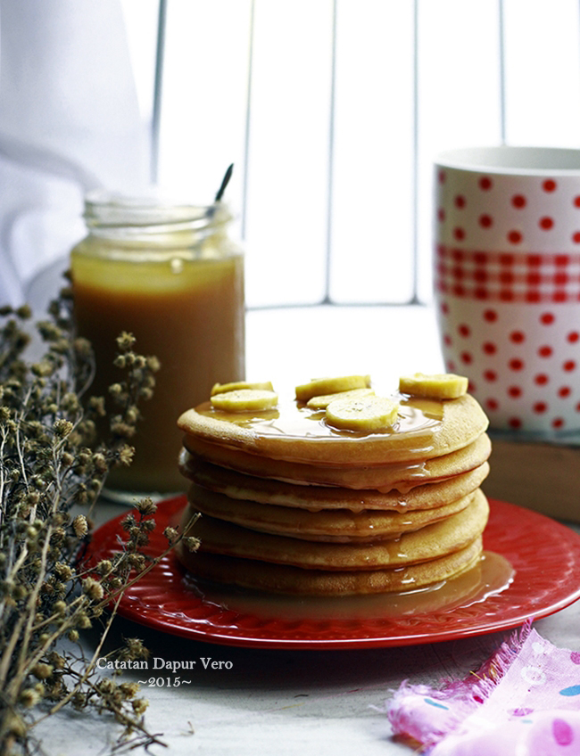   Catatan Dapur Vero: PANCAKE TOPPING DULCE DE LECHE