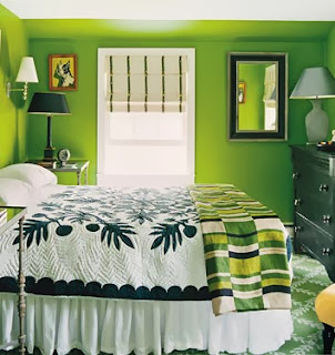 Dormitorio verde