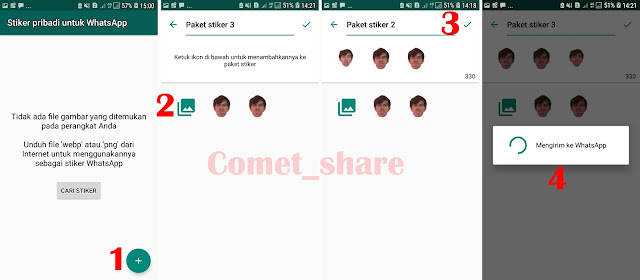 Cara Mudah Membuat Stiker WhatsApp menggunakan Foto Sendiri 