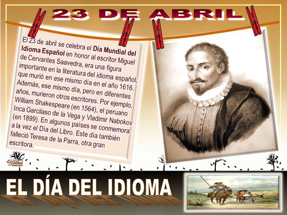 Día Mundial del Idioma Español - 23 de Abril - Imagenes y ...