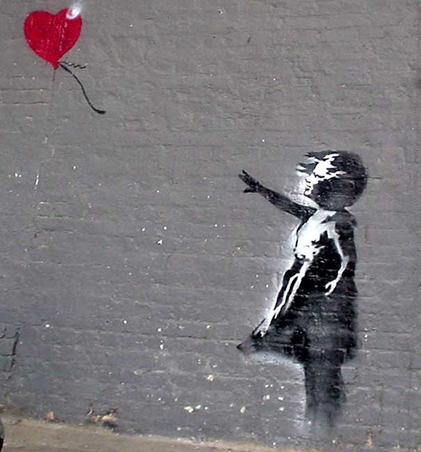 Happy Valentine's Day Banksy and Lisa R