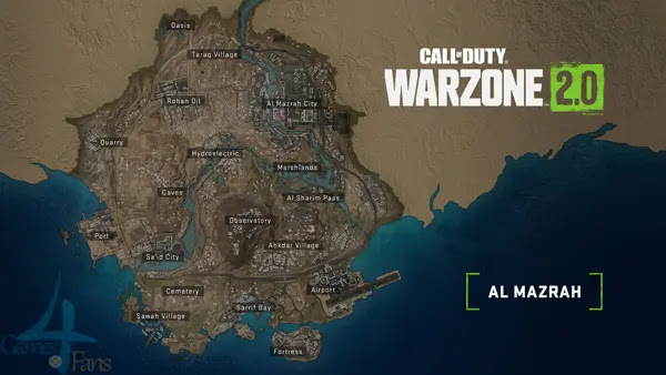 الكشف عن خريطة Warzone 2.0 و تحديد موعد إطلاقه الرسمي..