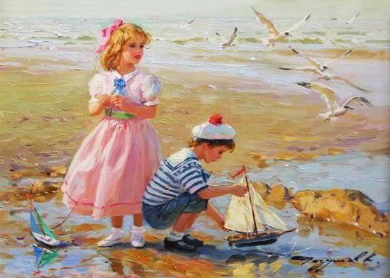 Konstantin Razumov childhood painting