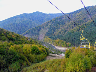 Межгорье. Закарпатская область. Канатная дорога