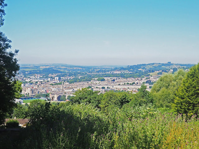 what to do in Bath UK visit bath view from the hill