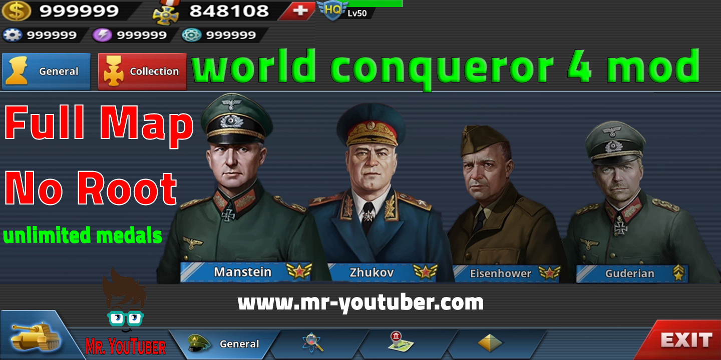 تحميل لعبة world conqueror 4 مهكرة خريطة كاملة