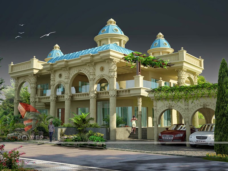 Beautiful House  Bungalow  Plans  With Photos In India 