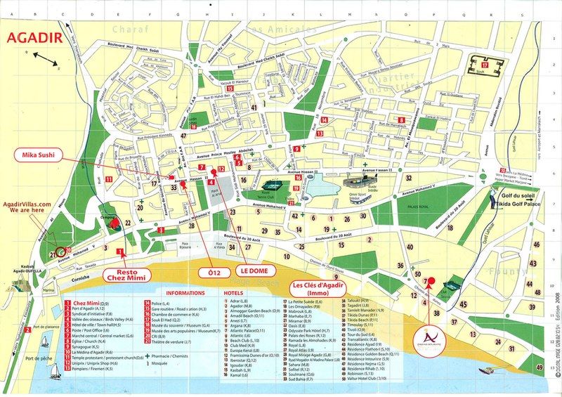 agadir map