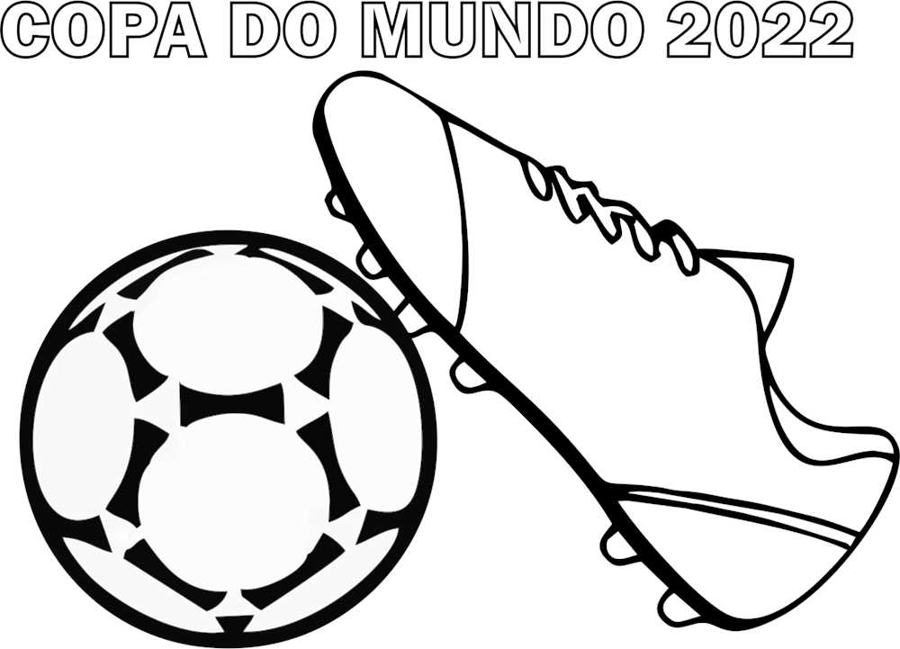 Desenhos Da Copa Do Mundo 2022 Para Pintar E Imprimir Festa Free