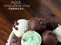 Mint Chocolate Chip Truffles