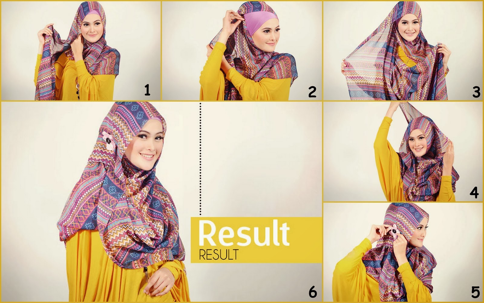Easy Hijab Easy Colorful Hijab Tutorial Fun 4 Readers