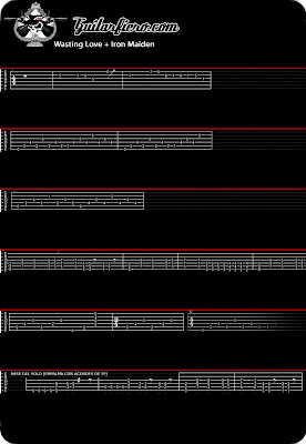 Tablaturas Guitarra Wasting Love Iron Maiden