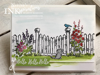 #JOSTTT018 Design Team Inspiration by Angie McKenzie using Grace's Garden by Stampin' Up! for the vertical row of Nature, Watercolor, Masking