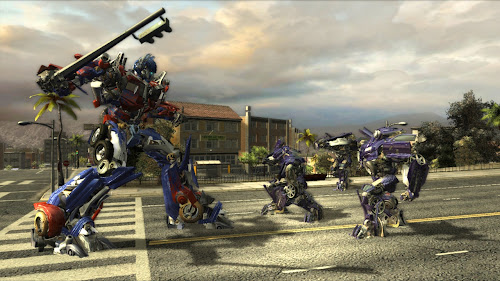 Screen Shot Of Transformers The Game (2007) Full PC Game Free Download At worldfree4u.com