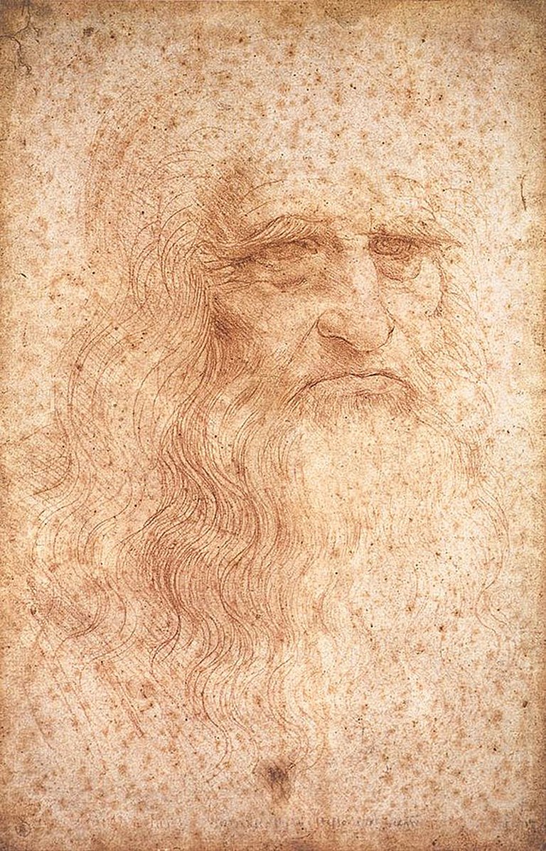 Leonardo da Vinci, "Autorretrato ¿?" (c. 1512)
