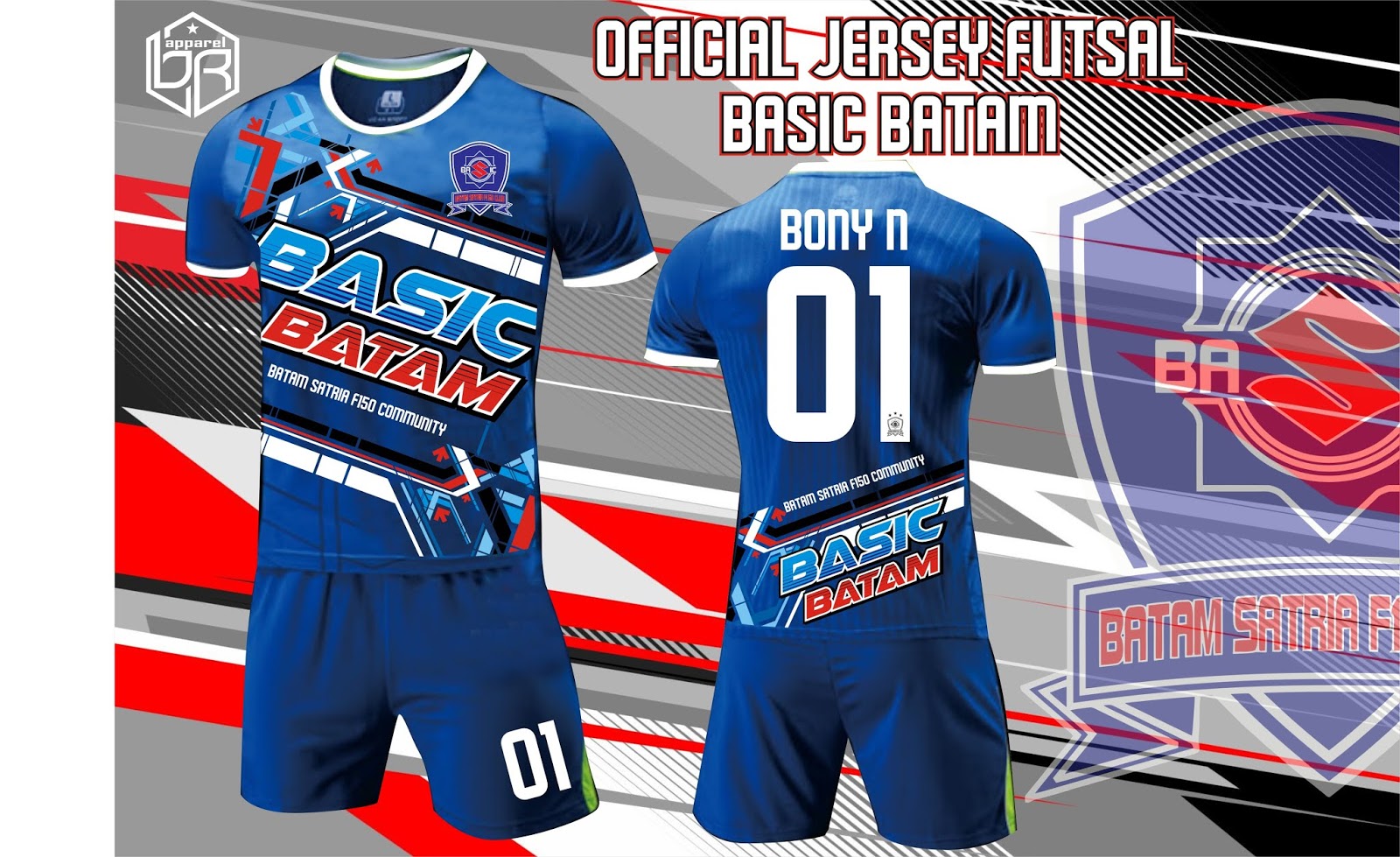 Download Black Corel: Jersey Futsal Basic Batam