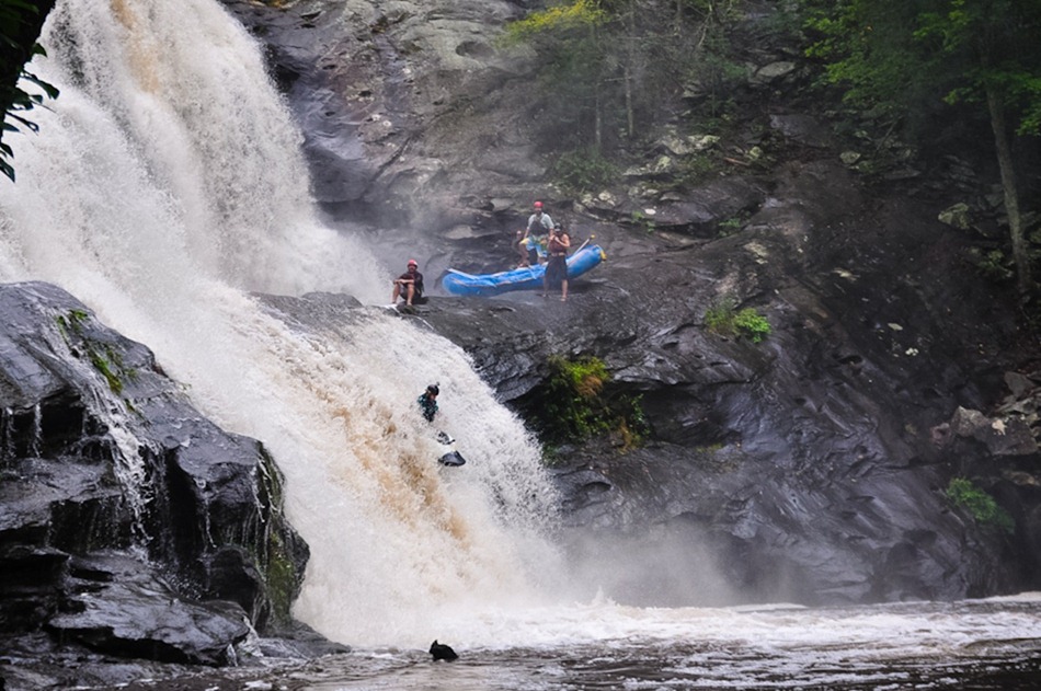 Kayak bald river falls