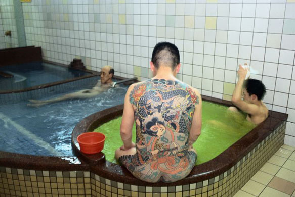 THE SENTO AND GAY YAKUZA IMAGE SHATTERED IN A PUBLIC BATH