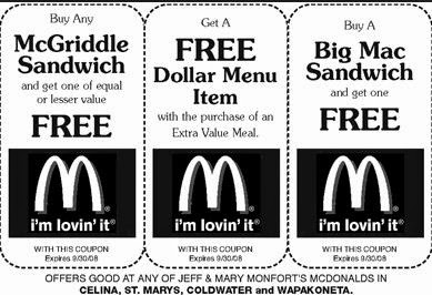 mcdonalds coupons 2018