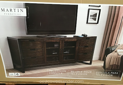 Martin Furniture Television Console – Hide all those cables with a clean look