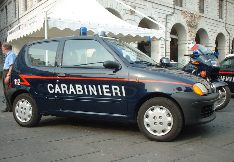 cinquecento seicento police cars in Europe Italy Poland 