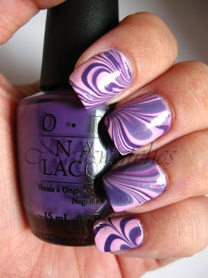 watermarble opi funky dunkey purple orly lollipop creme nailswatches nailart nail polish nailpolish