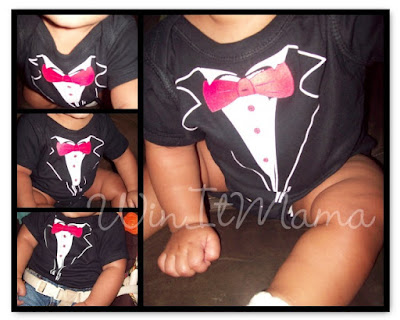 WinItMama Tuxedo T-Shirts Online Onesie Review