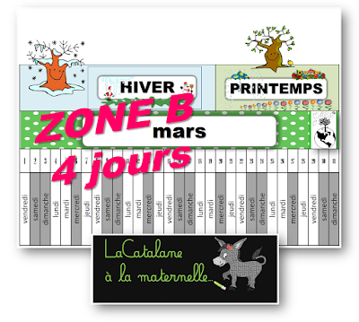 Poutre du temps 2018-2019 zone B 4 jours (LaCatalane)