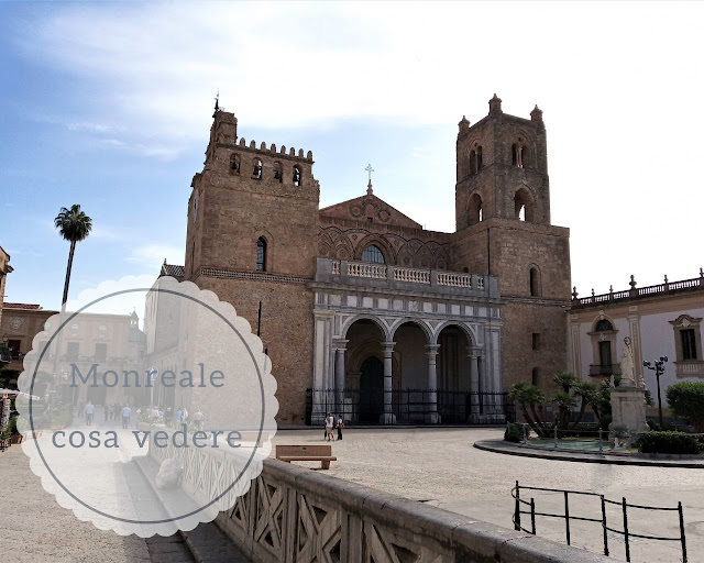 monreale: la facciata del duomo