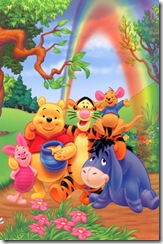Winnie-the-Pooh---Group-Rainbow-Poster-C10315413
