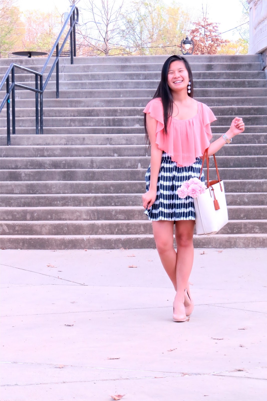 Styling navy and coral