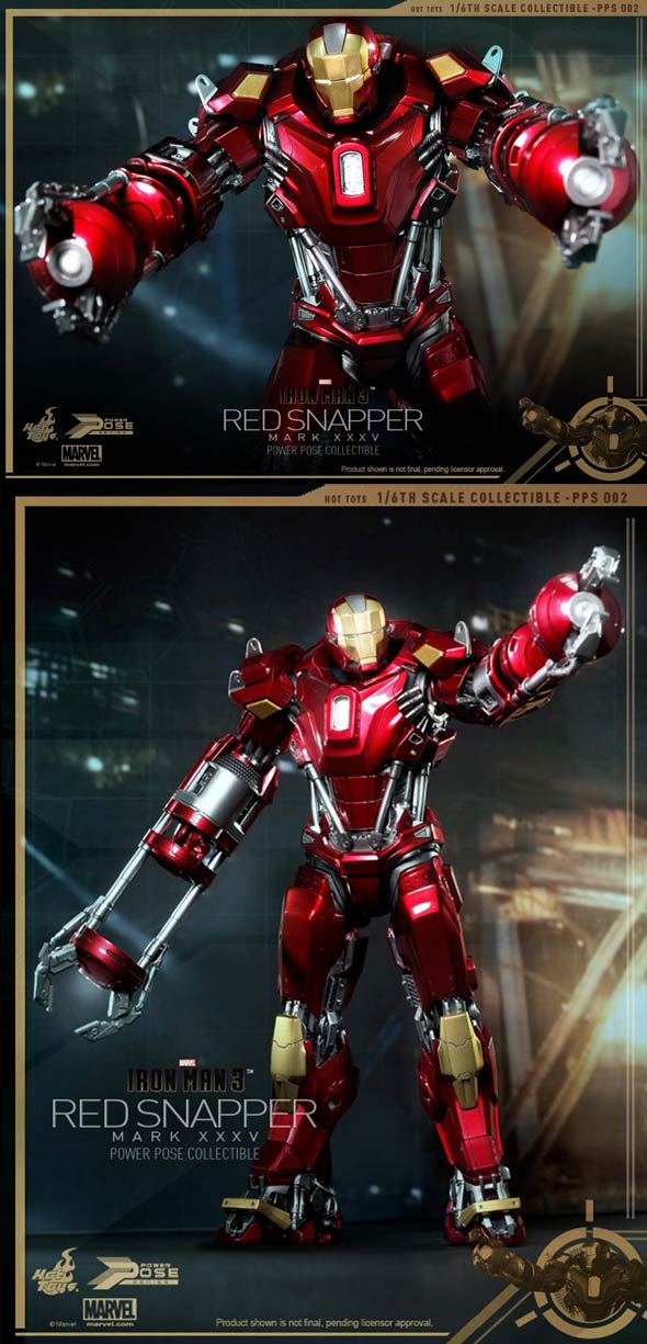 IRON MAN MARK 35 RED SNAPPER 12 GAMBAR Pen Canggih