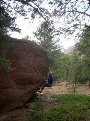 bouldering flatirons burgundy boulder