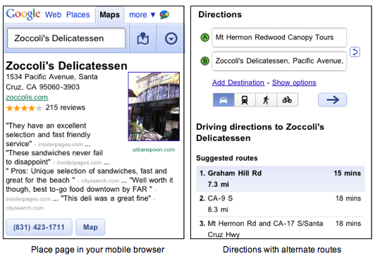 Get Directions By Car Google